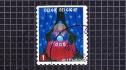 2011 Nr 4116 Gestempeld,zegel Uit Boekje B121.De Foor / La Foire. - Used Stamps