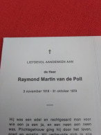 Doodsprentje Raymond Martin Van De Poli / 3/11/1918 - 31/10/1979 - Religion & Esotérisme