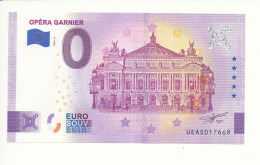 Billet Touristique 0 Euro - OPÉRA GARNIER - UEAS - 2022-2 - N° 17668 - Billet épuisé - Otros & Sin Clasificación