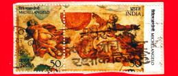 INDIA - Usato - 1975 - Creazione Del Sole E Della Luna - 500 Anni Della Nascita Di Michelangelo Buonarroti (1475-1564) - - Used Stamps