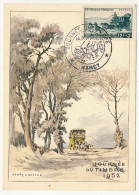 FRANCE => NANCY - Carte Officielle "Journée Du Timbre" 1952 Timbre 12F + 3F Malle-Poste - Briefe U. Dokumente