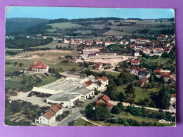 88    CPSM   XERTIGNY  Vue Aérienne     Ecole Primaire Et C.E.G.       Bon état (traces D’usage) - Xertigny