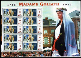 DUOSTAMP** / MYSTAMP** - Ath - 1715/2015 - Madame Goliath - Karnaval