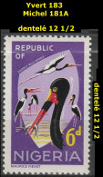 NIGERIA 183 ** MNH Cigogne Storch 1965 (1) - Storchenvögel