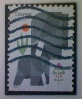 United States, Scott #5714, Used(o) Booklet, 2022, Elephants, (60¢) Forever - Gebraucht