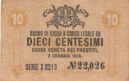 BUONO DI CASSA VENETA DEI PRESTITI 10 CENT. (MK811 - Venezuela