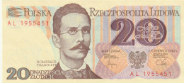 BANCONOTA POLONIA 20 UNC (MK793 - Pologne