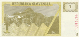 BANCONOTA SLOVENIA 1 UNC (MK744 - Slovenië