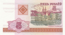 BANCONOTA BIELORUSSIA 5 UNC (MK713 - Wit-Rusland