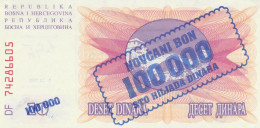 BANCONOTA BOSNIA 100000 UNC (MK708 - Bosnie-Herzegovine