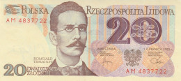 BANCONOTA POLONIA 20 UNC (MK666 - Poland