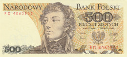 BANCONOTA POLONIA 500 UNC (MK665 - Poland