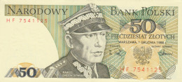 BANCONOTA POLONIA 50 UNC (MK662 - Polen