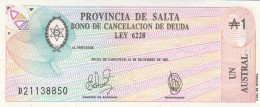 BANCONOTA ARGENTINA UNC (MK627 - Argentinien