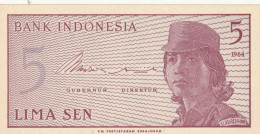 BANCONOTA INDONESIA 5 UNC (MK504 - Indonésie