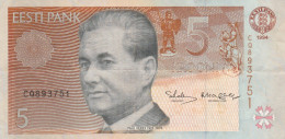 BANCONOTA ESTONIA 5 EF (MK443 - Estland