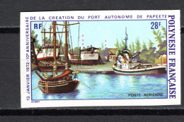 POLYNESIE  PA  N° 60  NON DENTELE   NEUF SANS CHARNIERE COTE  35.00€   PORT BATEAUX PAPEETE - Non Dentelés, épreuves & Variétés