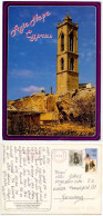 Cyprus 1995 Postcard Church In Ayia Napa Monastery; 20c Liberation Monument & 1c Postal Tax Stamps & Meter - Chypre