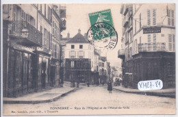 TONNERRE- RUES DE L HOPITAL ET DE L HOTEL-DE-VILLE - Tonnerre