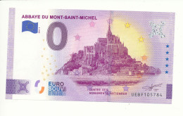 Billet Touristique 0 Euro - ABBAYE DU MONT-SAINT-MICHEL - UEBF - 2022-3 - N° 105784 - Altri & Non Classificati