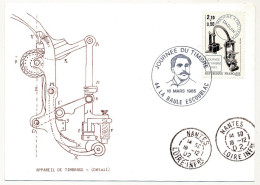 FRANCE => 44 LA BAULE ESCOUBIAC - Carte Maximum "Journée Du Timbre" 16 Mars 1985 - 2,10 + 0,50 Machine Daguin - Storia Postale