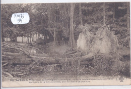 JOINVILLE-LE-PONT- APRES LE TERRIBLE CYCLONE DE JUIN 1908- LA LIMITE DU BOIS DE VINCENNE JOUXTANT L ECOLE DE JOINVILLE - Joinville Le Pont