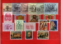 Vaticano **-  1975 - Annata Completa. 18 Valori . Unif. 575 à 592   MNH. - Volledige Jaargang