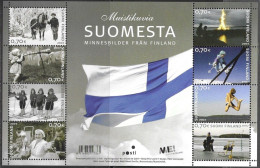 Finland Finnland Finlande Suomi 2007 Memories Photos Mi.Nr. 1870-77 KB MNH ** Postfr. Neuf - Blokken & Velletjes