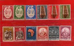 Vaticano **- 1969 - Annata Completa. 12 Valori .  PO  MNH - Full Years