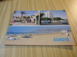 Agadir (Maroc).L'Avenue Hassan II Et La Plage - Vues Diverses. - Agadir
