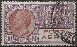 ITPA3AU2 "1926/28 Regno D'Italia, Sassone Nr. 3A, Francobollo Usato Per Posta °/ P.A. - Correo Aéreo