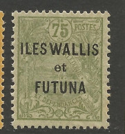 WALLIS ET FUTUNA N° 14 NEUF* TRACE DE CHARNIERE   / Hinge  / MH - Unused Stamps