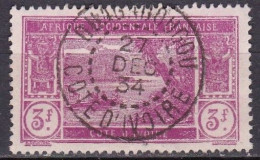 CF-CI-05CC – FRENCH COLONIES – IVORY COAST – 1930 – E. LAGOON – Y&T # 83 USED 10 € - Used Stamps