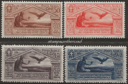 ITPA21-24N "1930 Regno D'Italia, Sassone Nr. 21/24, Serie Cpl Di 3 Francobolli Nuovi Senza Linguella **/ P.A. - Correo Aéreo