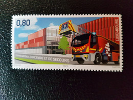 Luxembourg 2021 Opening CNIS Fire And Rescue Corps Engine CGDIS Truck Camion Pompier 1v Mnh - Unused Stamps