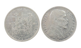 CECOSLOVACCHIA !!! 20 KORUNY 1937 MASARYK IN ARGENTO KM# 18 - Czechoslovakia