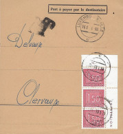 Luxembourg - Luxemburg -   Avant-Lettre  Taxe   1963  Delvaux , Clervaux - Impuestos