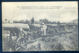 Cpa De Guadeloupe Historique Basse Terre Le Fort Richepanse Batterie Caroline Avant Enlèvement Canons En 1904 STEP16bis - Basse Terre