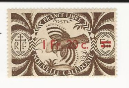 Nouvelle Calédonie-Série De Londres Avec Surcharge-N°252 ** - Unused Stamps