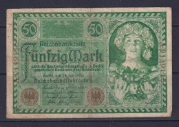 GERMANY - 1920 50 Mark Circulated Banknote - 50 Mark