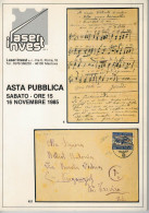 1 Catalogo (n°12)  Di Asta Filatelica Laser Invest Tenuta Il 16 Novembr 1985 - Catalogues For Auction Houses
