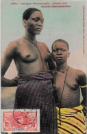 CPA Tatouage Afrique Noire Ethnic Scarification Circulé Dahomey Nu Féminin Femme Nue - Senegal