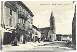 VINAY - La Place Et L'Eglise - Vinay