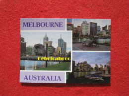 LCP01 - MELBOURNE, AUSTRALIA - The City's Skyline At Twilight From The Bank Of The Yarra River - Melbourne