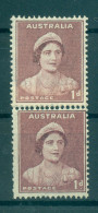 Australie 1938-42 - Y & T N. 127 (A) - Série Courante (Michel N. 139 C) - Paire Coil - Mint Stamps