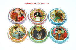 Série De 6 Capsules De Champagne CONART DESPESEL N°15 Au 15.e - Verzamelingen