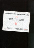 Belgie Erinno E105 Booklet Sports Athletics Olympics MEXICO 1968  OCB 35€ RR Oplage 1000 !!! (nr 329 ONPAAR) - Erinnophilie - Reklamemarken [E]