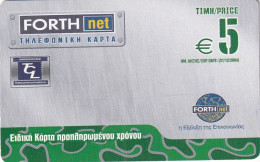 GREECE - Forthnet Telephony Magnetic Telecard, First Issue 5 Euro, Sample - Grèce