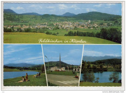 FELDKIRCHEN - Mehrfachansicht Mit Flatschachersee, Maltschachersee ....., 1969 - Feldkirchen In Kärnten