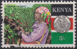 1988 Kenia ° Mi:KE 467, Sn:KE 477, Yt:KE 460, Independence, Coffee Picking - Kenya (1963-...)